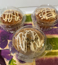 Lemon Poppy Muffins with lemon glaze