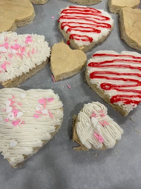 Funfetti Sugar Cookies with frosting