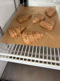 Maple Walnut Scones with maple glaze