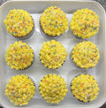 Vanilla Cupcake with yellow frosting
