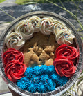 July 4th Chocolate chip cookie cake 8 "